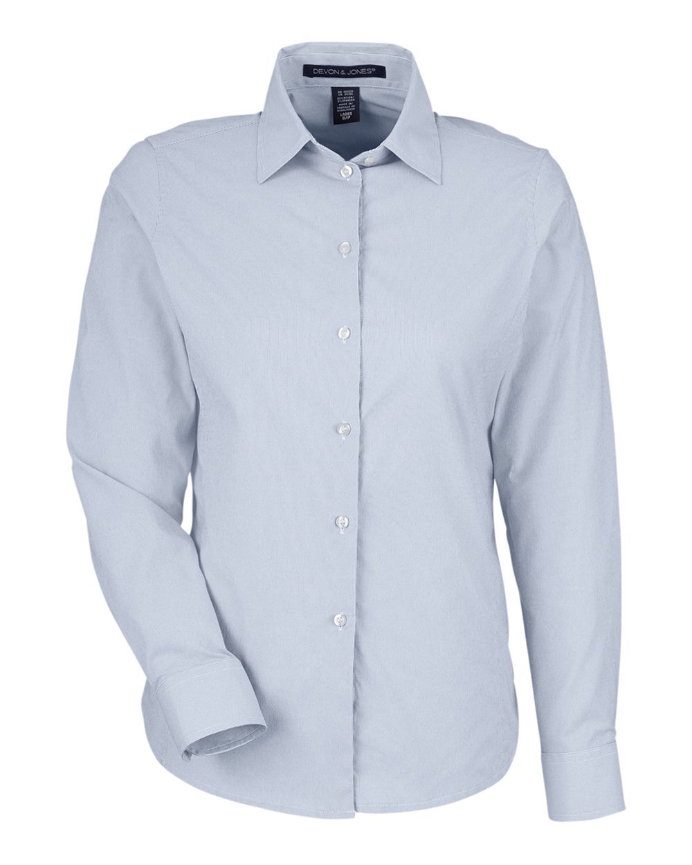 Women's CrownLux Performance® Microstripe Dress Shirt - DG537W