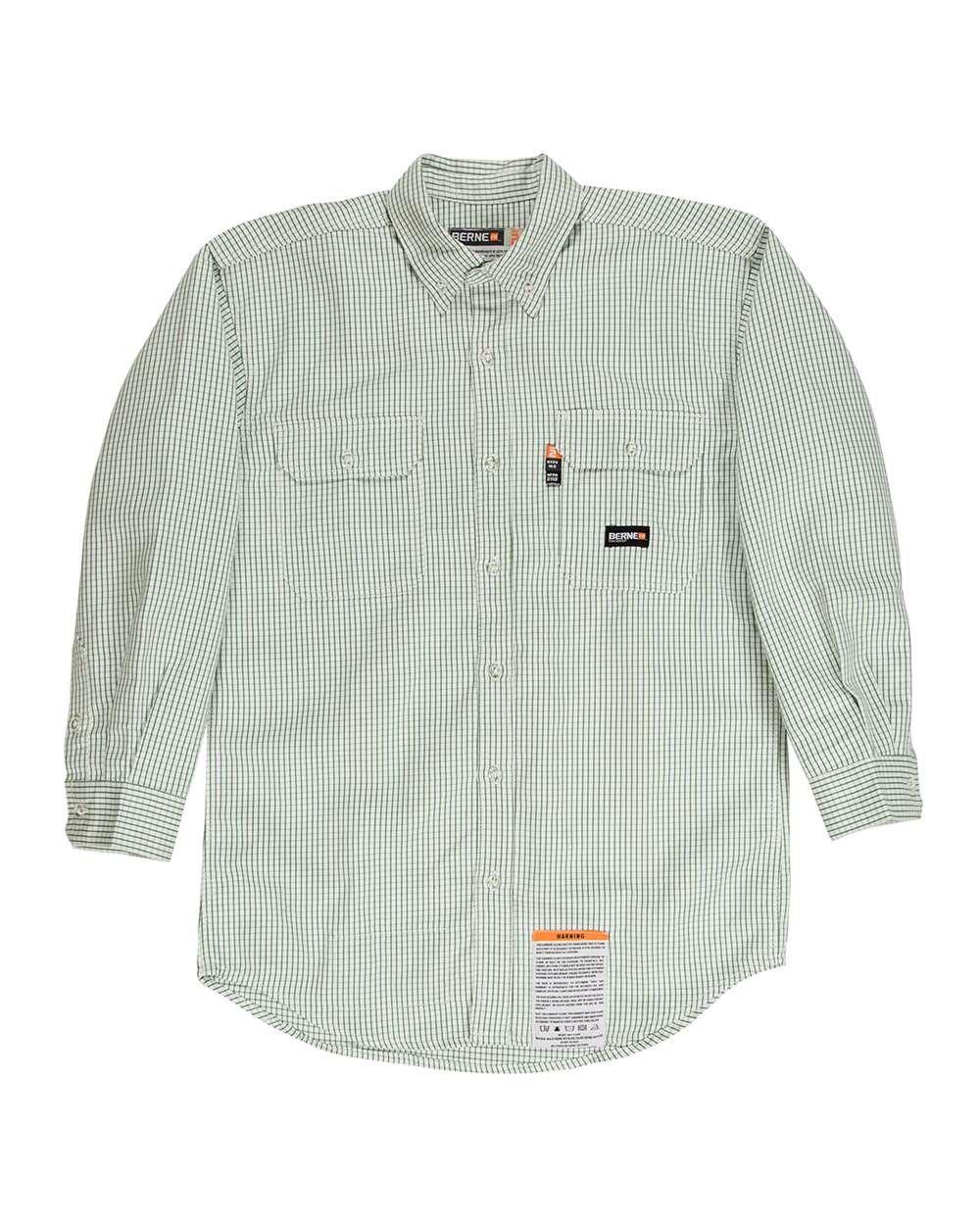 Men's Flame-Resistant Down Plaid Work Shirt - FRSH21