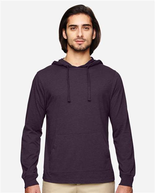 Unisex Eco Jersey Pullover Hooded Long Sleeve T-Shirt - EC1085