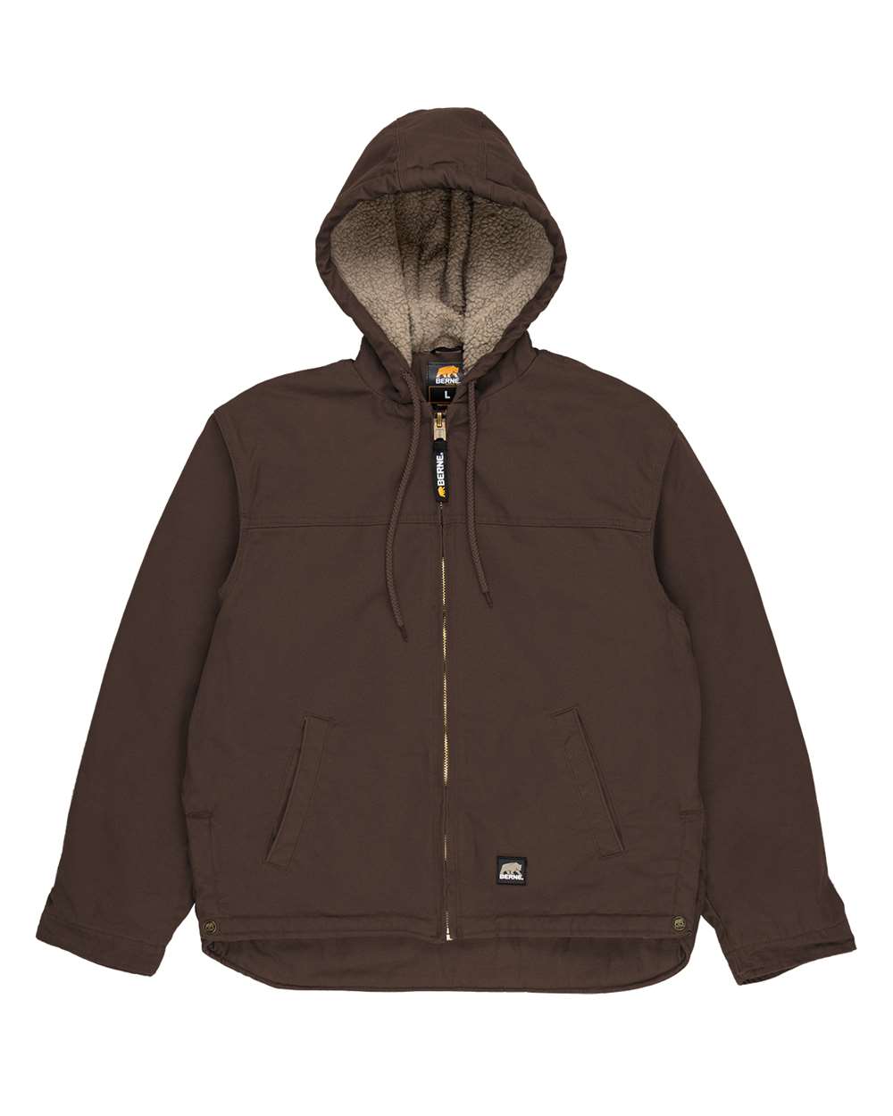 Men's Heartland Washed Duck Hooded Work Coat - HJ626