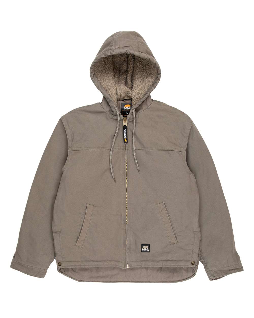 Men's Heartland Washed Duck Hooded Work Coat - HJ626