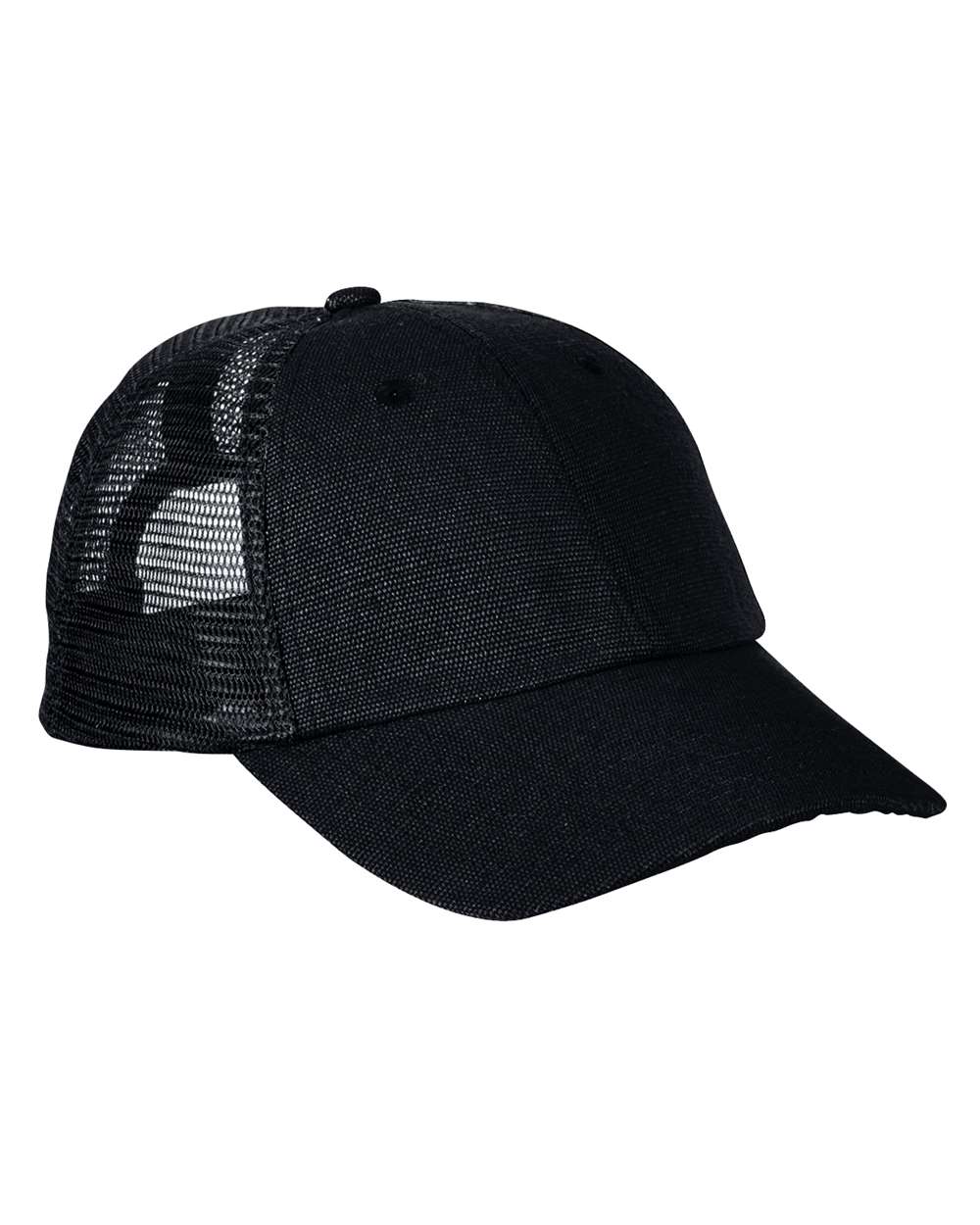 Washed Hemp Soft Mesh Trucker Cap - EC7095