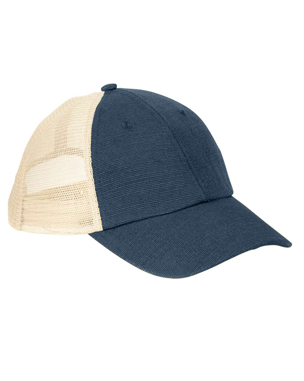 Washed Hemp Soft Mesh Trucker Cap - EC7095