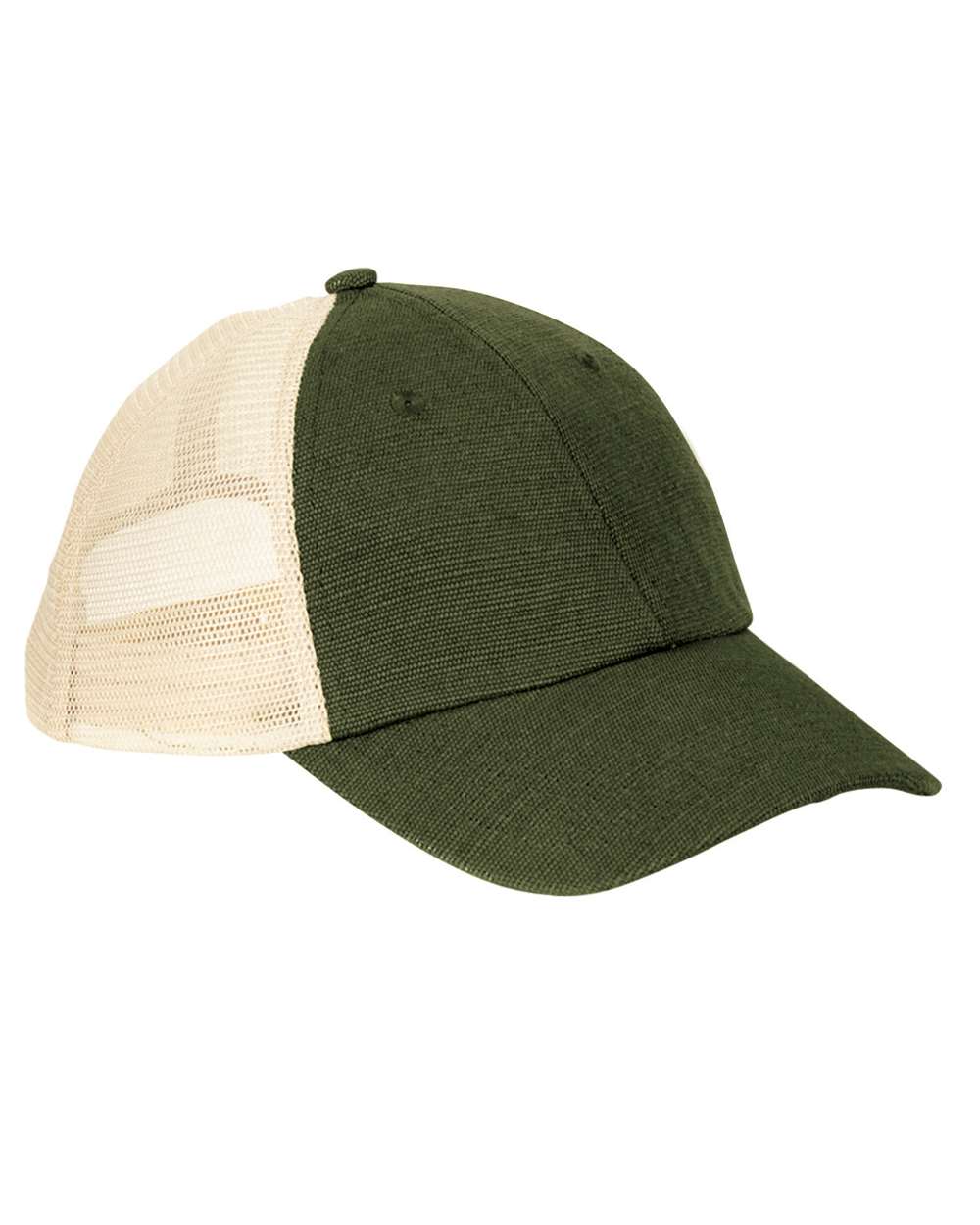 Washed Hemp Soft Mesh Trucker Cap - EC7095