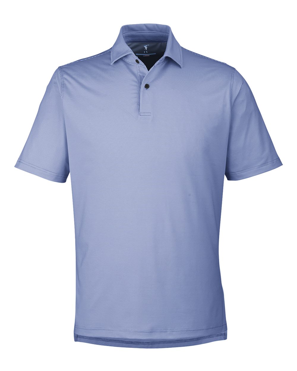 Men's USA Made Mini Stripe Tech Polo - I11526