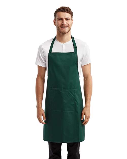 Recycled Pocket Bib Apron - RP154