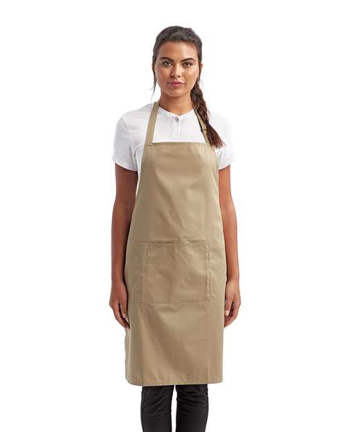 Recycled Pocket Bib Apron - RP154