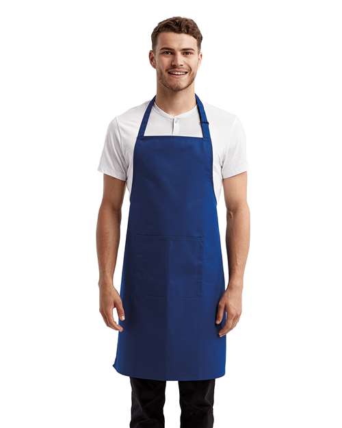 Recycled Pocket Bib Apron - RP154