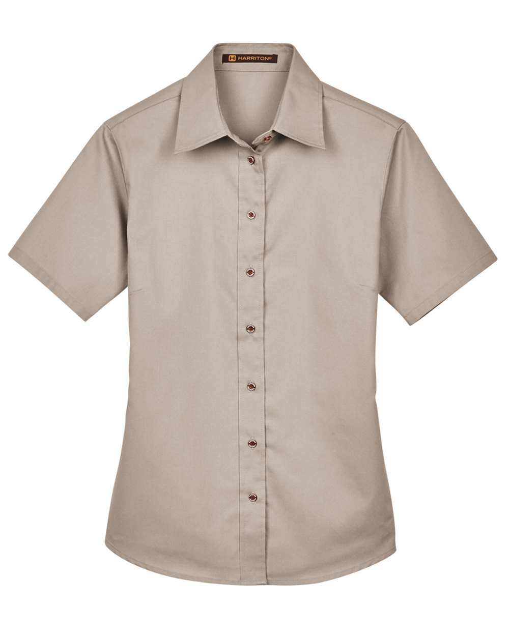 Women's Easy Blend™ Short Sleeve Twill Dress Shirt with Stain-Release - M500SW