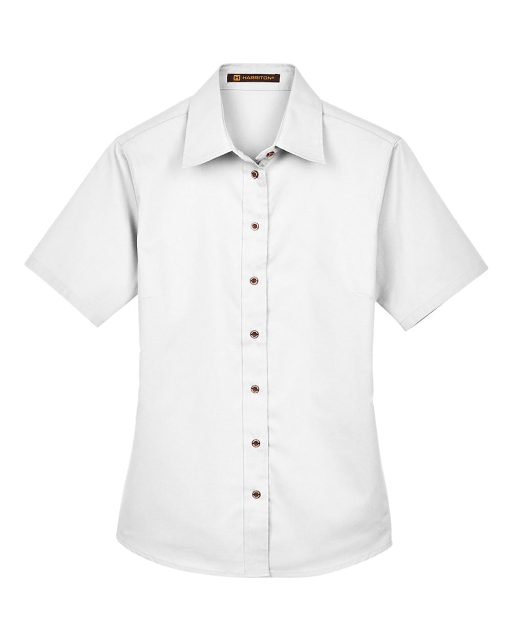 Women's Easy Blend™ Short Sleeve Twill Dress Shirt with Stain-Release - M500SW