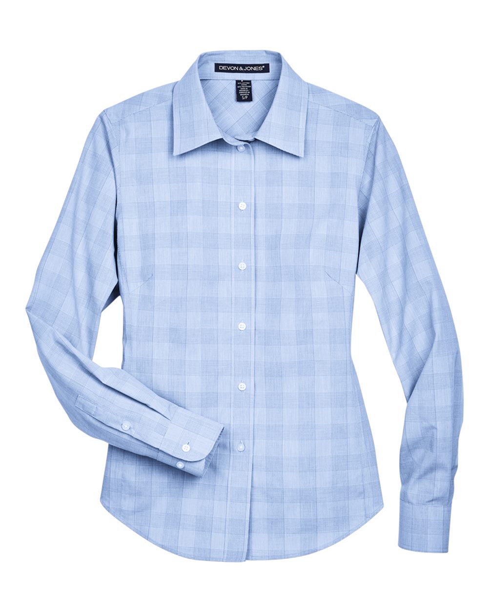 Women's Crown Collection® Glen Plaid Woven Dress Shirt - DG520W
