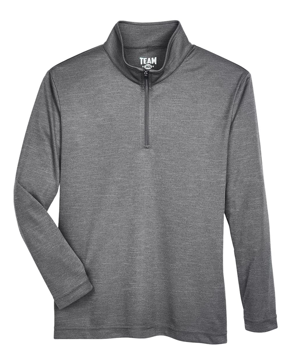 Youth Zone Sonic Heather Performance Quarter-Zip Pullover - TT31HY