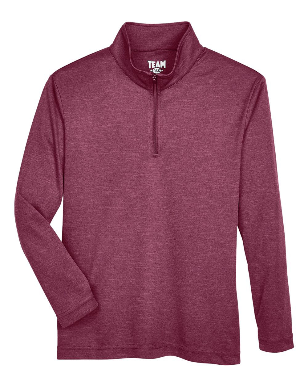 Youth Zone Sonic Heather Performance Quarter-Zip Pullover - TT31HY