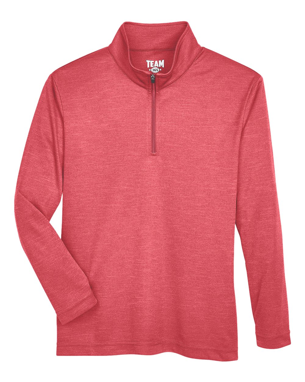Youth Zone Sonic Heather Performance Quarter-Zip Pullover - TT31HY
