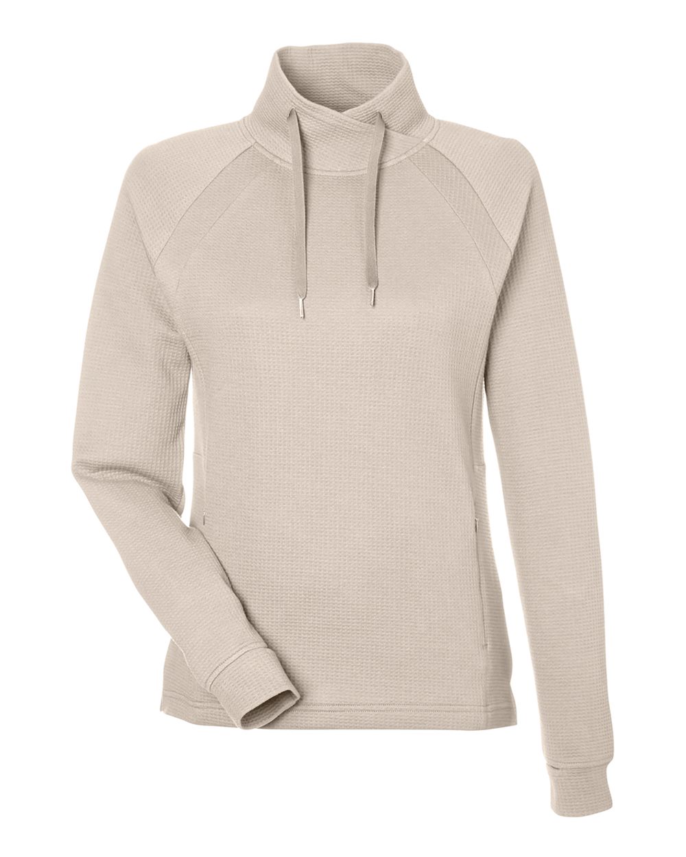 Women's Rhythm Waffle Cross-Neck Pullover - NE200W