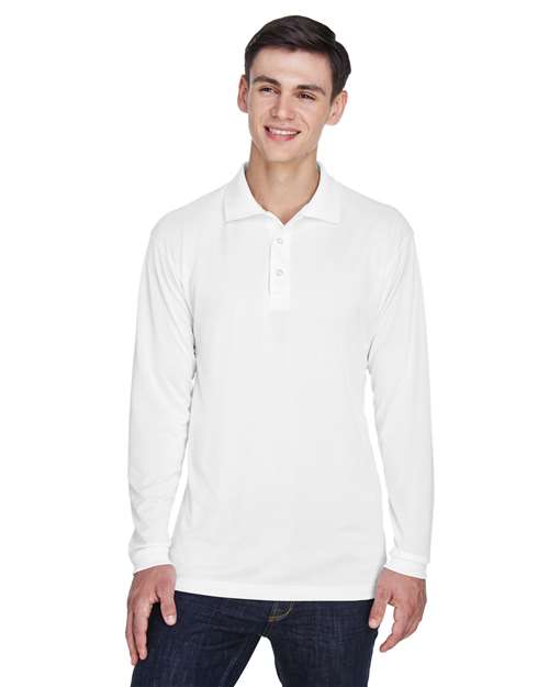 Men's Cool & Dry Sport Long Sleeve Polo - 8405LS