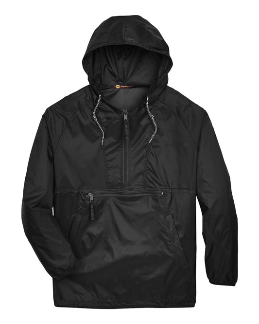 Unisex Packable Hooded Nylon Jacket - M750
