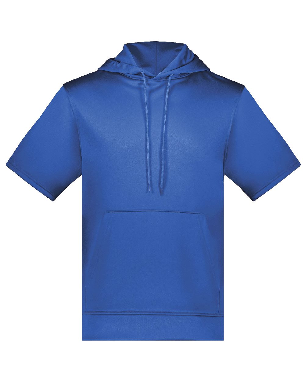Unisex Fleece Short Sleeve Hooded Pullover - 6871