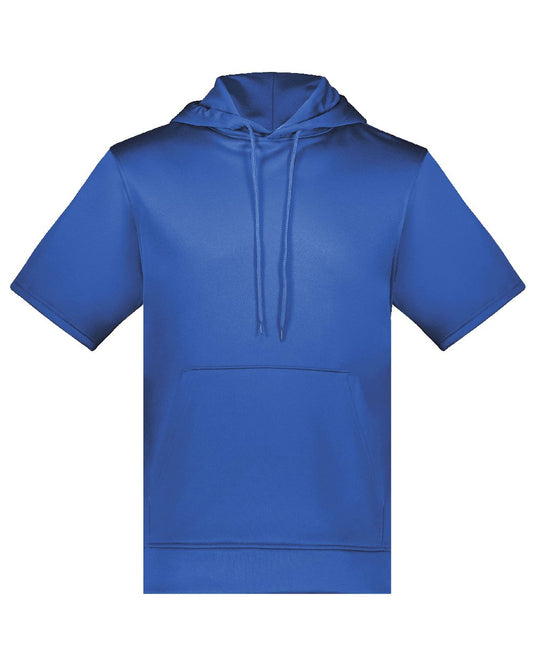 Unisex Fleece Short Sleeve Hooded Pullover - 6871