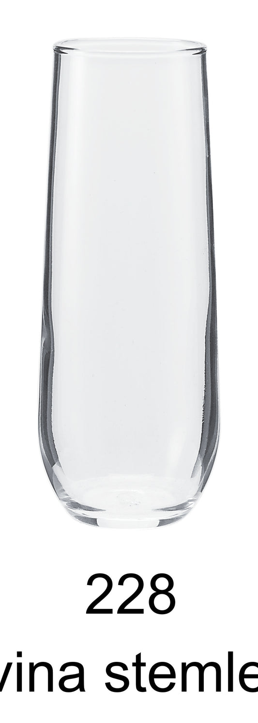 8.5 oz vina stemless flute