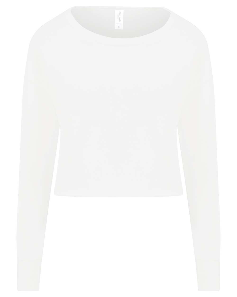 Women's Cropped Crewneck Sweatshirt - JHA035