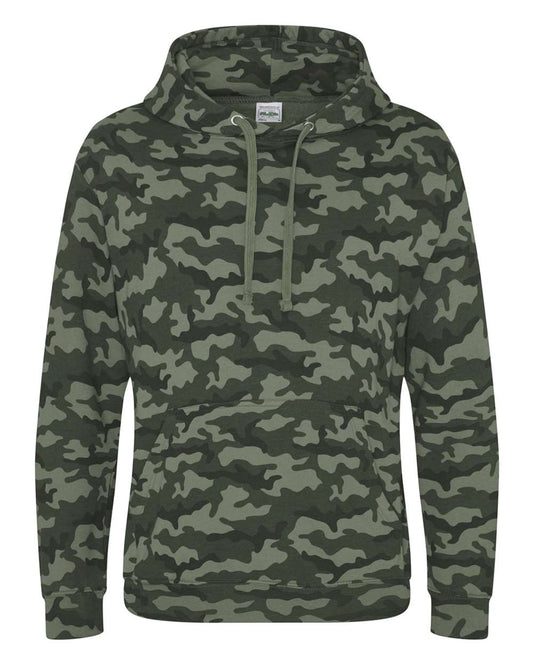 Unisex Camo Hooded Sweatshirt - JHA014
