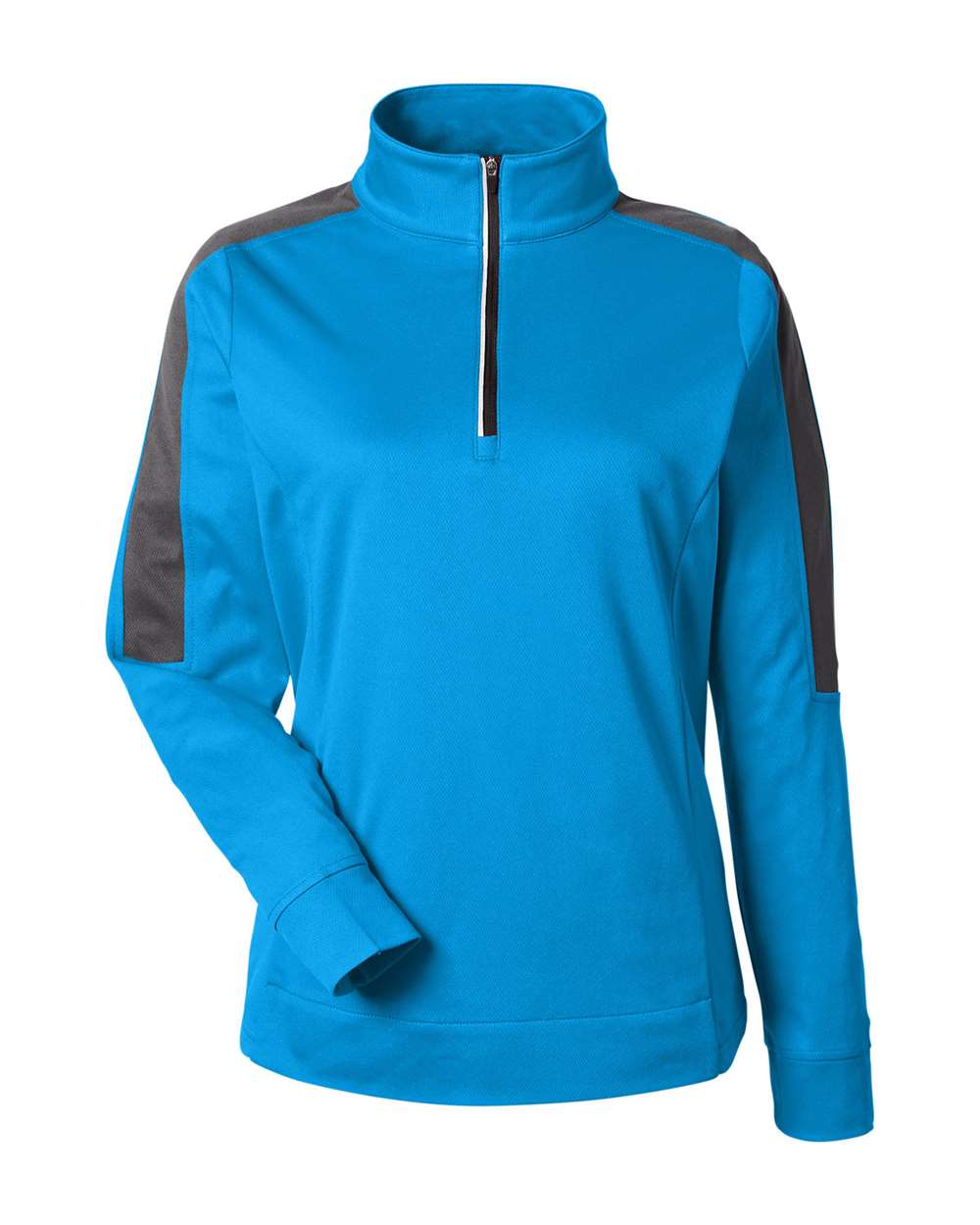 Women's Market Snag Protect Mesh Colorblock Quarter-Zip Pullover - CE404W
