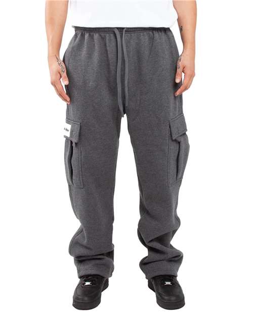 Unisex Fleece Cargo Pocket Sweatpants - SHFCP