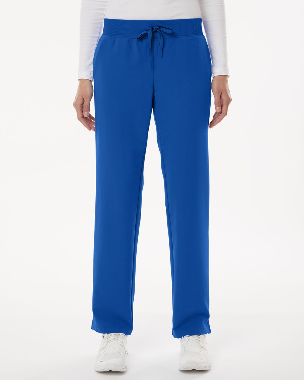 Women's Petite Sizes Xenos Essential Knit-Waist Scrub Pants - W20001P