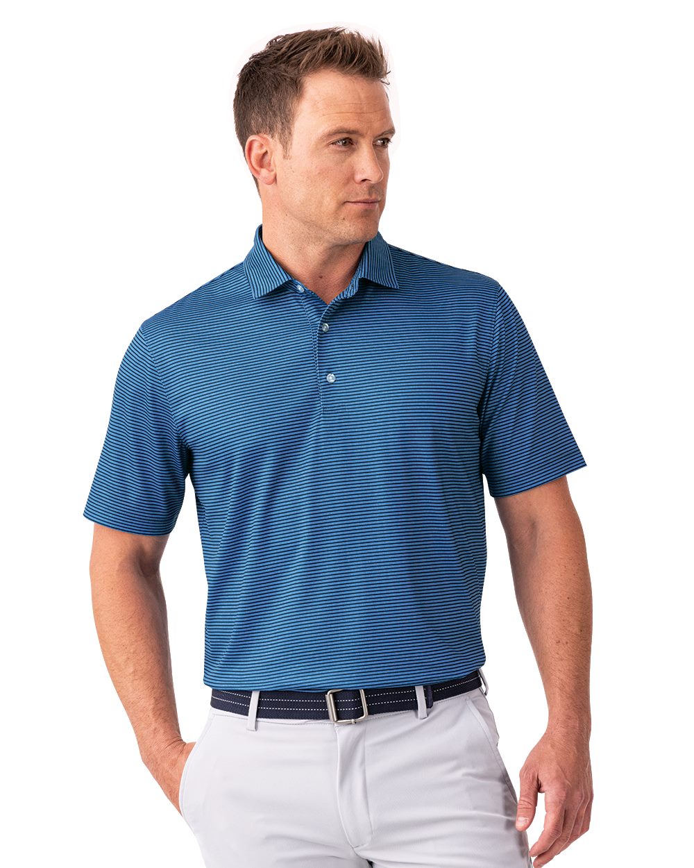 Men's Aiken Striped Polo - 155