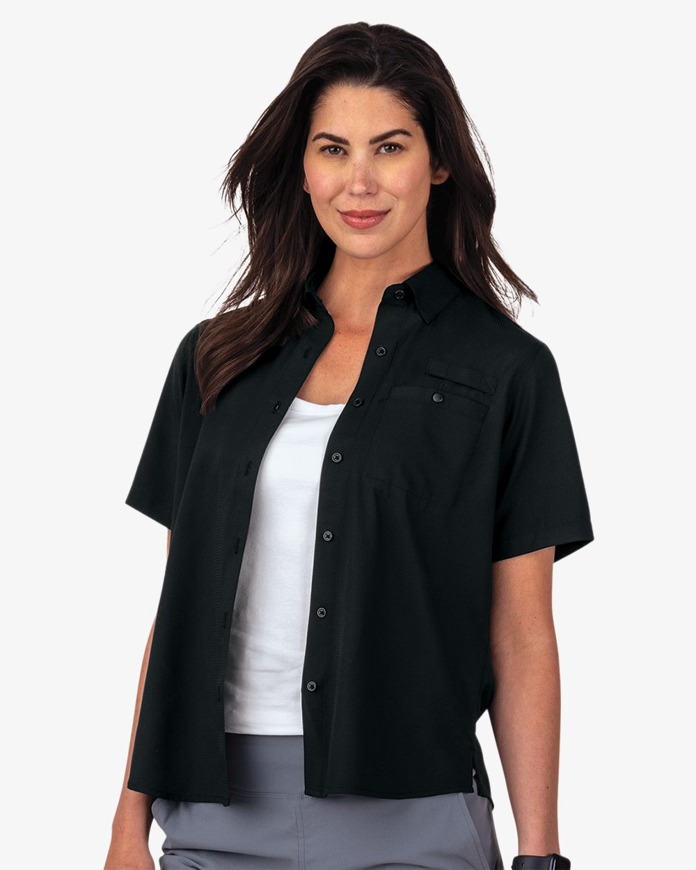 Women's Hatteras Performance Short Sleeve Fishing Shirt - 704