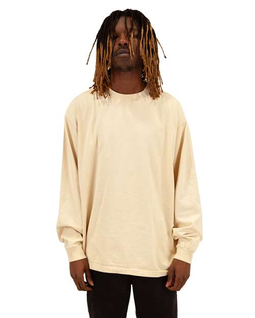 Unisex Max Heavyweight Garment-Dyed Long Sleeve T-Shirt - SHGDLS