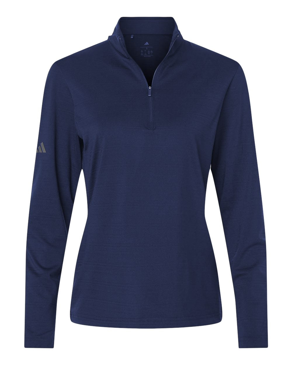 Women's Textured Stripe Quarter-Zip Pullover - A709