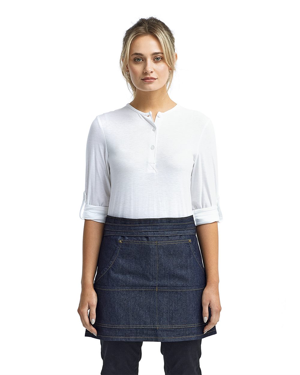 Jeans Stitch Denim Waist Apron - RP125