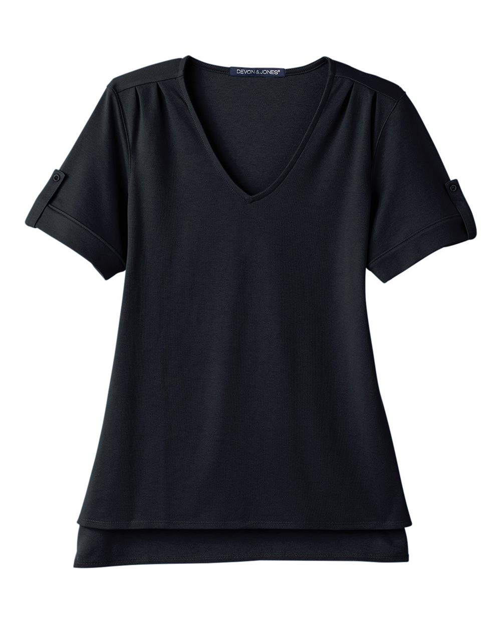 Women's CrownLux Performance® Plaited Rolled Sleeve Shirt - DG20WB