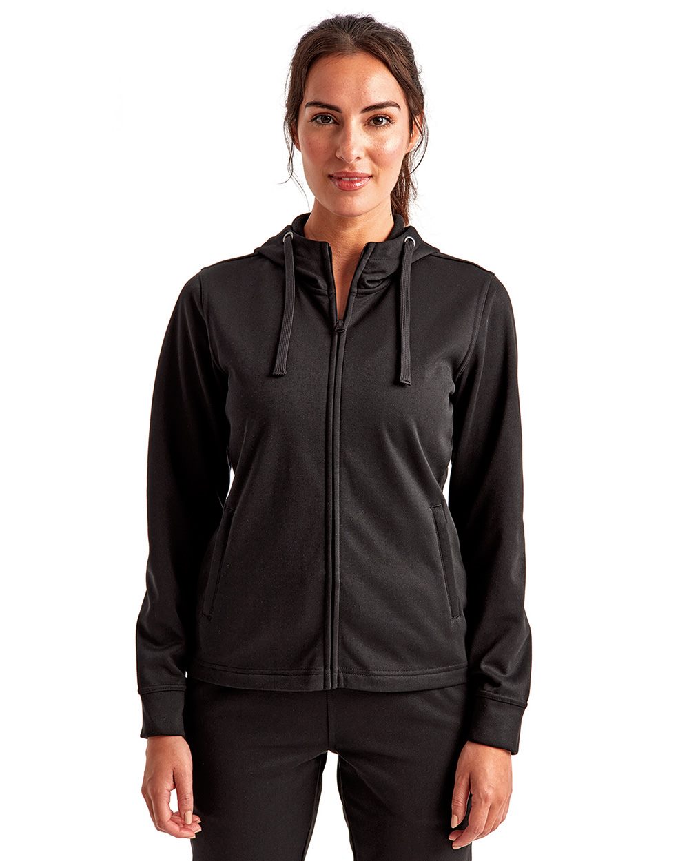Women's Spun Dyed Full-Zip Hooded Sweatshirt - TD498