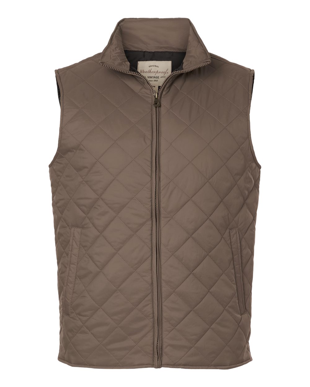 Men's Vintage Diamond Quilted Vest - 207359