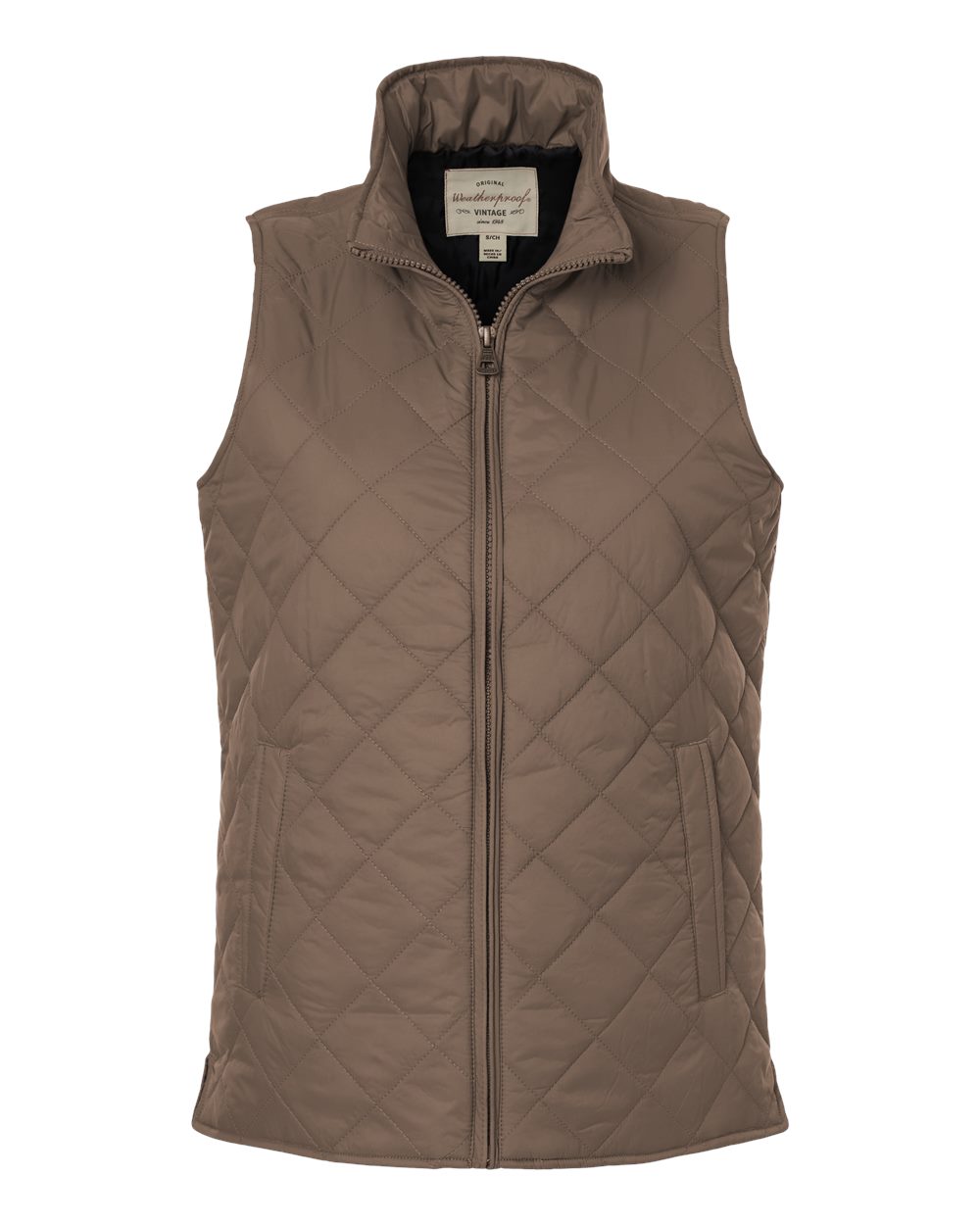 Women's Vintage Diamond Quilted Vest - W207359