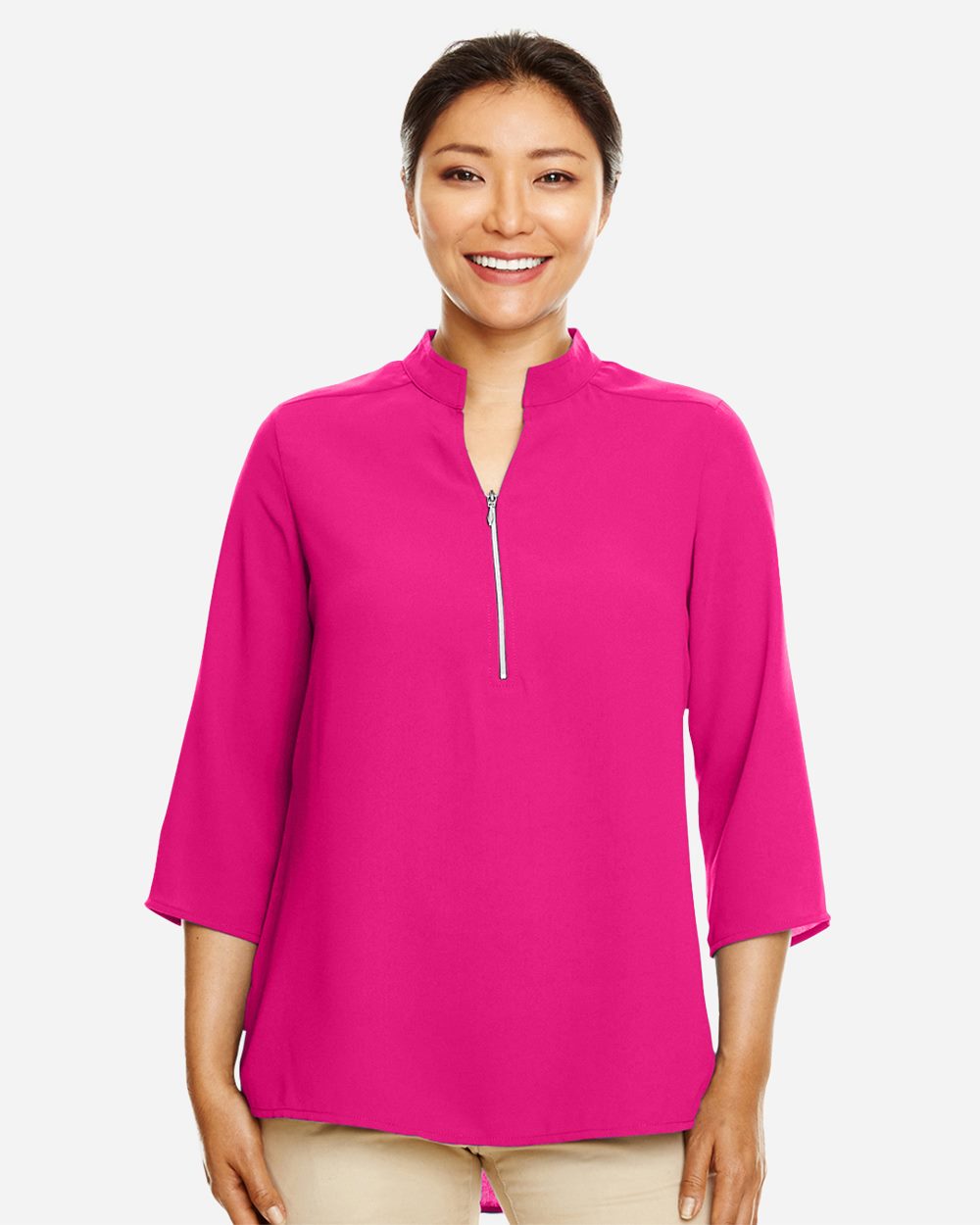 Women's Perfect Fit™ Three-Quarter Sleeve Crepe Tunic - DP611W