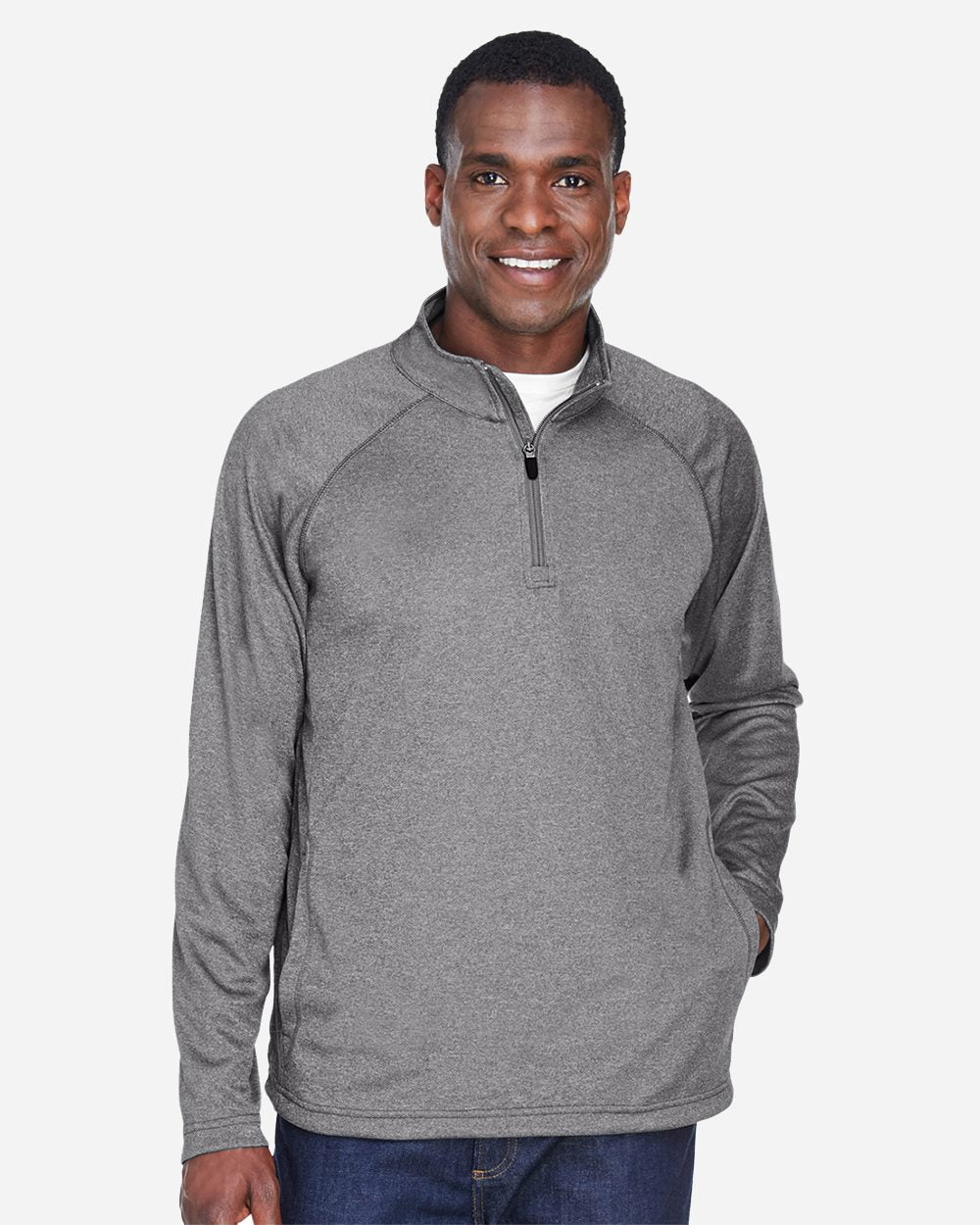 Men's Stretch Tech-Shell® Compass Quarter-Zip Pullover - DG440