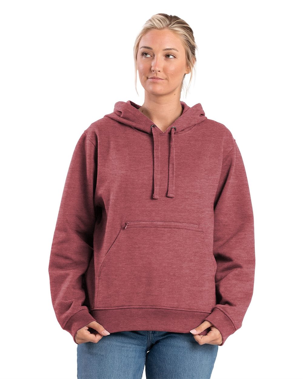 Women's Heritage Zippered Pocket Hooded Sweatshirt - WSP418