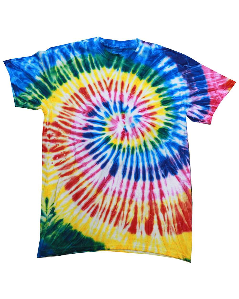 Unisex Multi-Color Tie-Dyed T-Shirt - CD1000