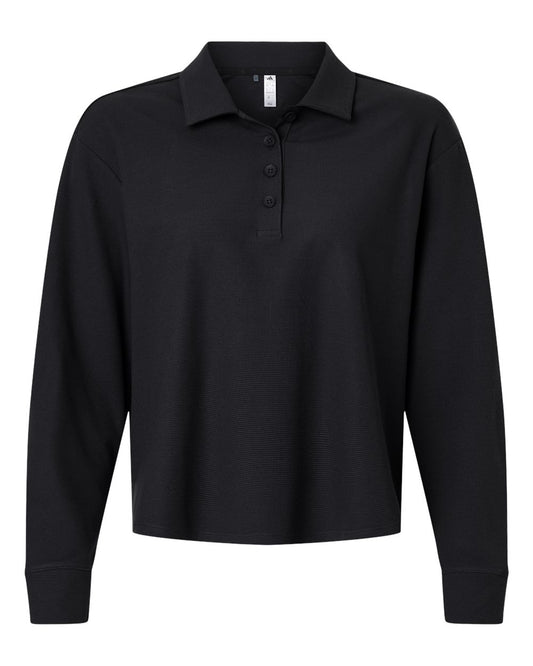 Women's Beyond Long Sleeve Loose Polo - A1008