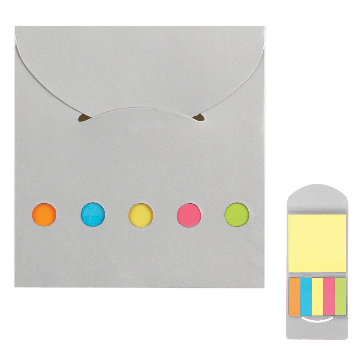 Sticky Notes And Flags In Pocket Case