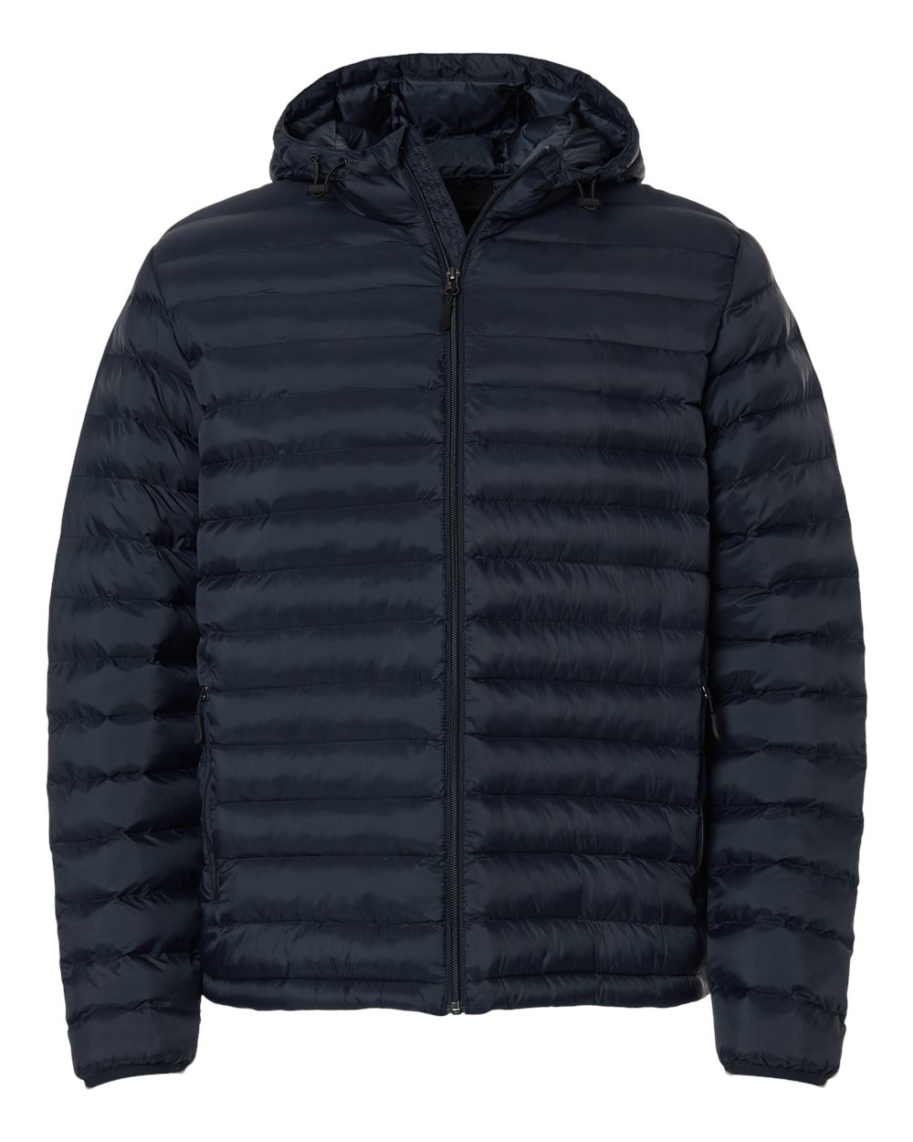 Men's Lightweight Poly-filled Hooded Puffer Jacket - 26715