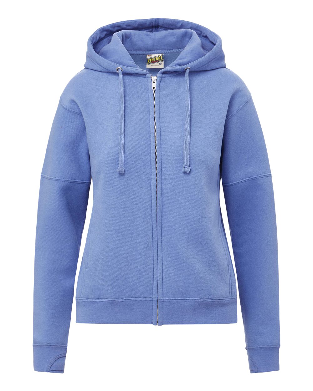 Women's Vintage Fleece Hooded Full-Zip Sweatshirt - W25165