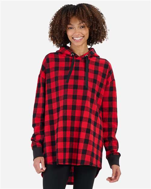Unisex Flannel Hooded Pullover - BU5301