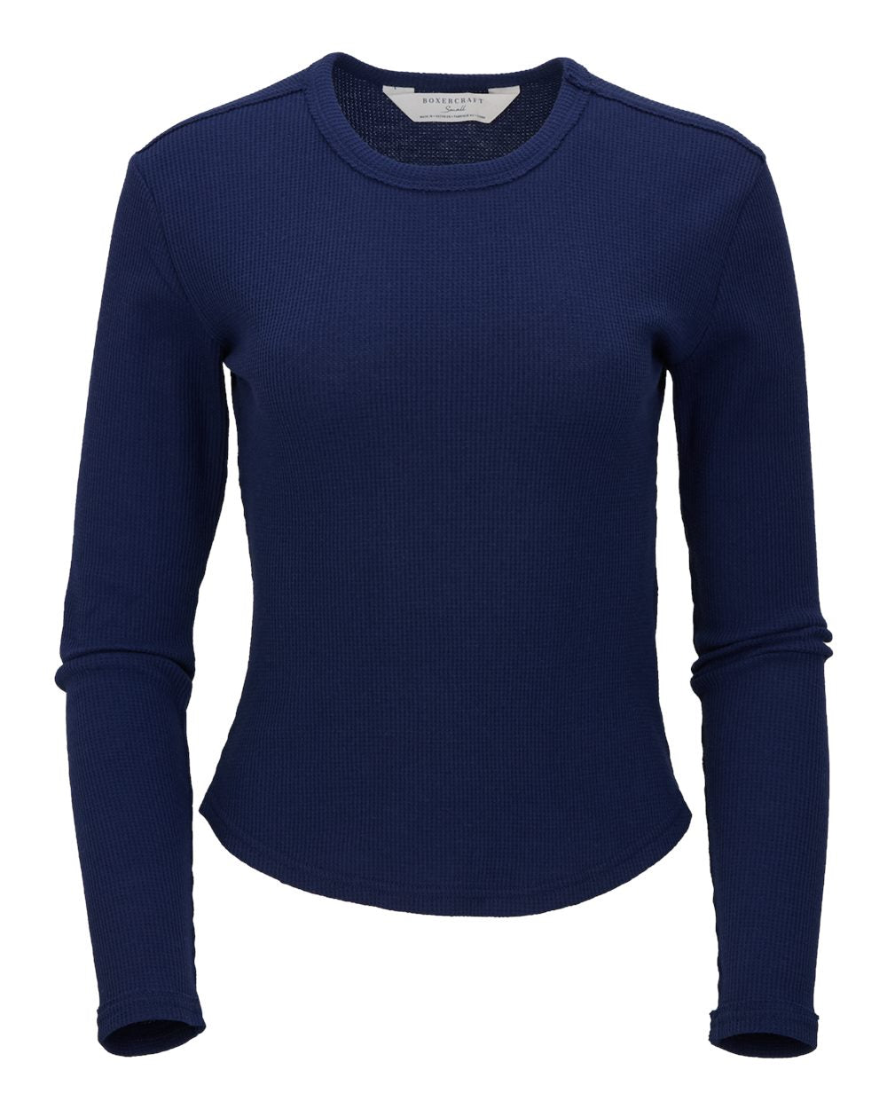 Women's Waffle Knit Baby Long Sleeve T-Shirt - BW3103
