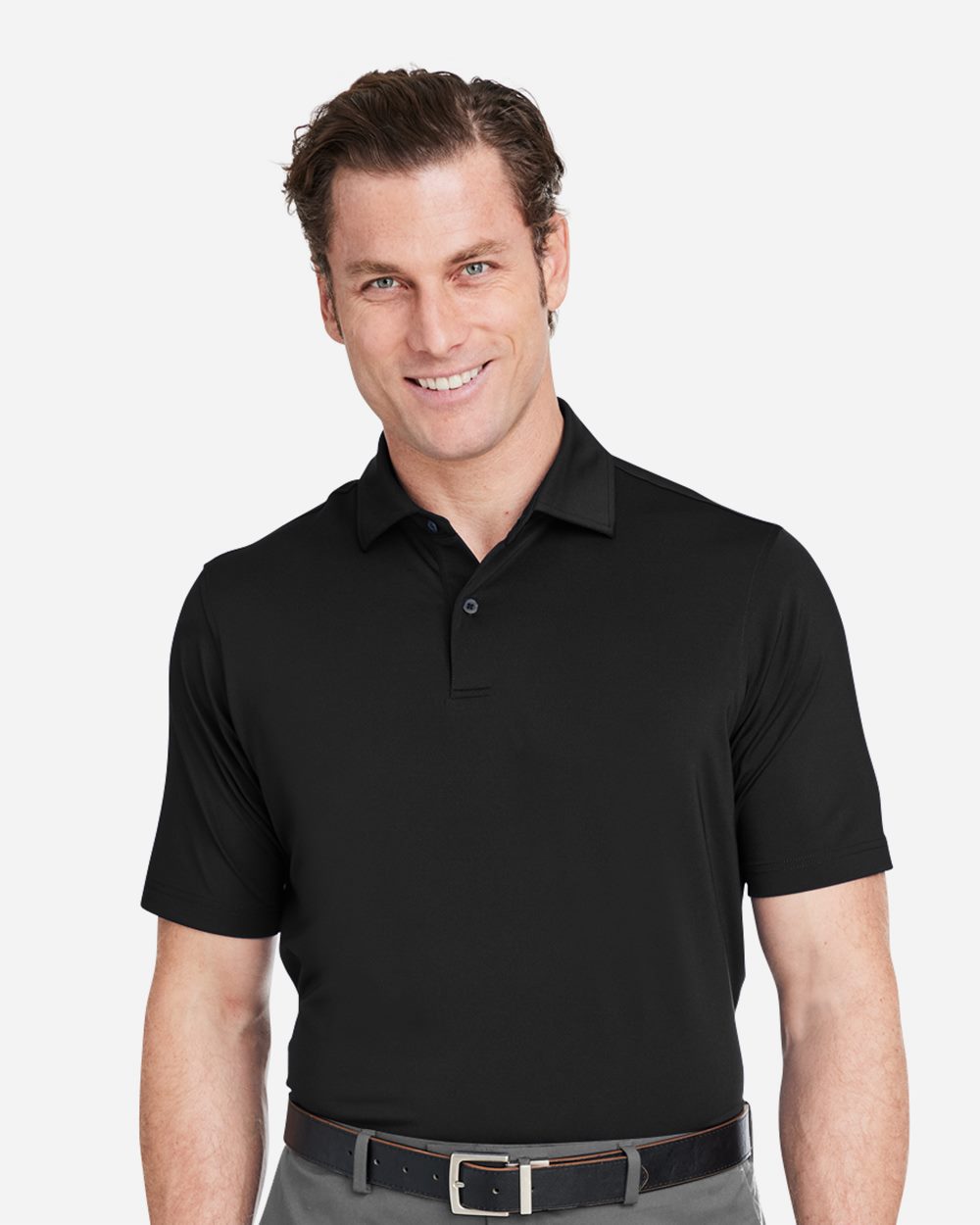 Men's USA Made Tournament Solid Tech Polo - F31534