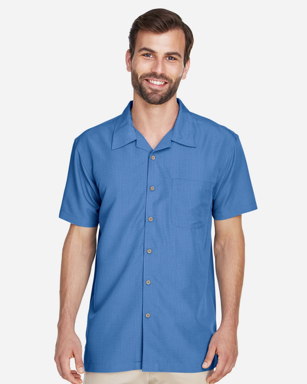 Men's Barbados Textured Camp Shirt - M560